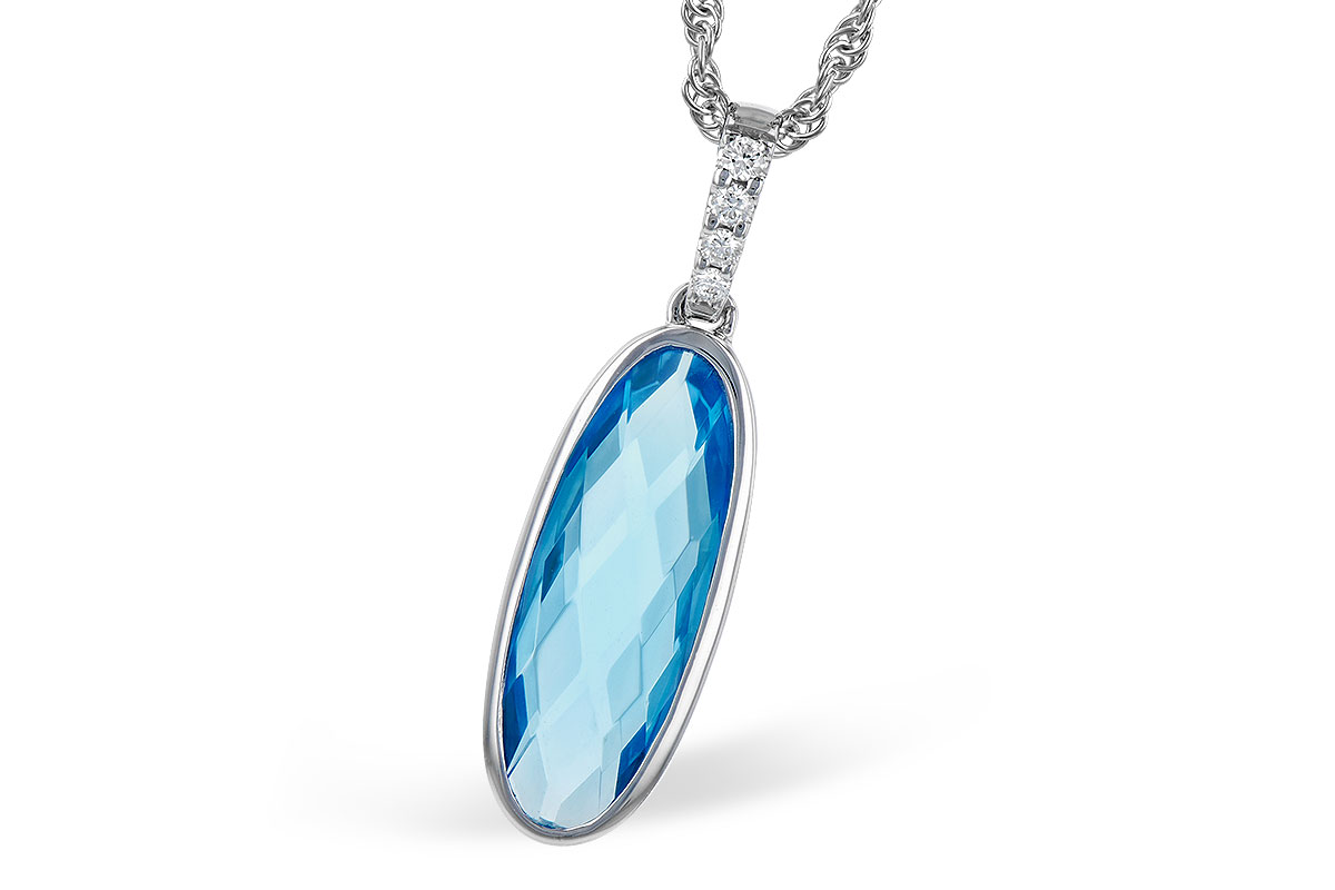 B282-03605: NECK 1.90 BLUE TOPAZ 1.93 TGW