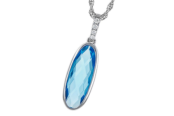 B282-03605: NECK 1.90 BLUE TOPAZ 1.93 TGW