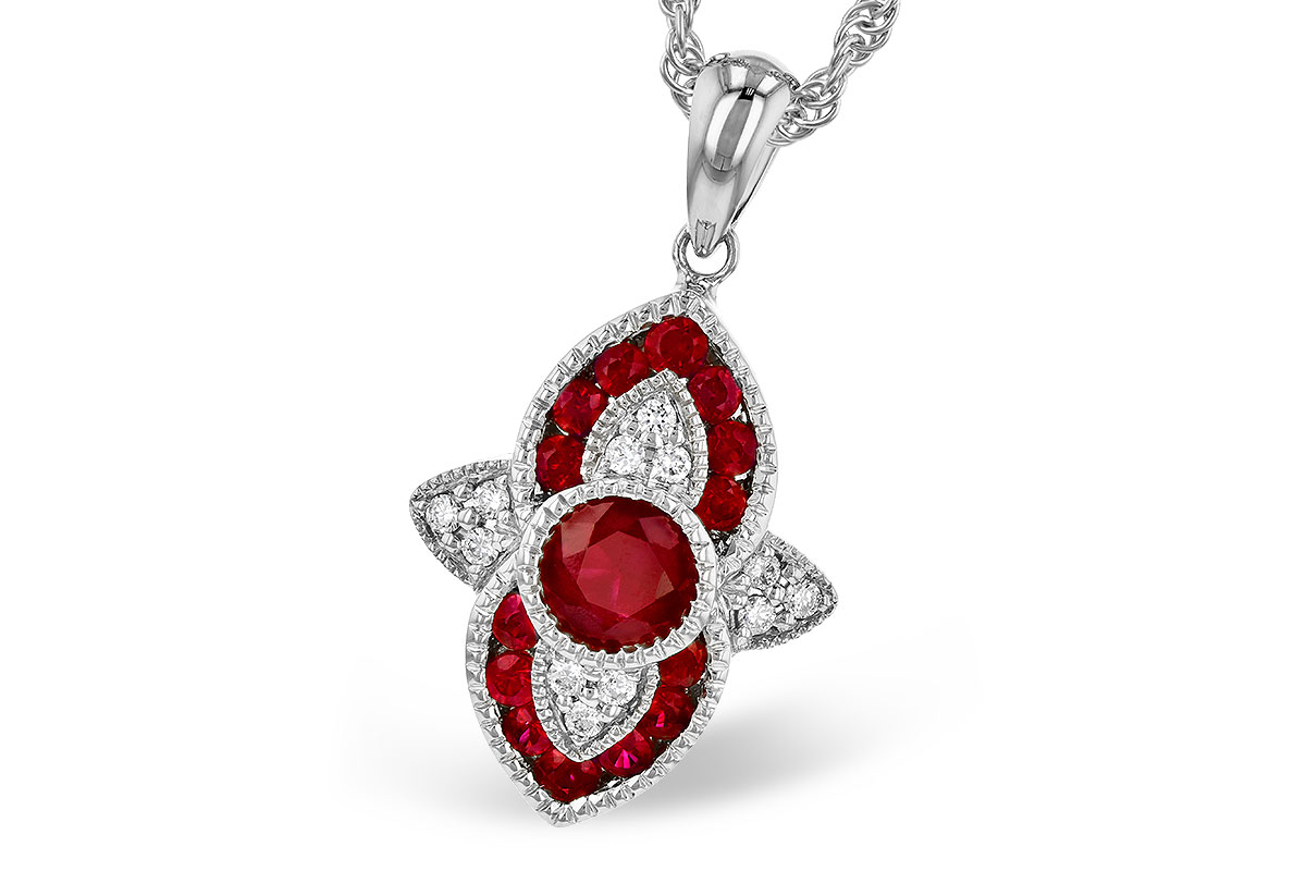 B282-03623: NECK .63 TW RUBY .70 TGW