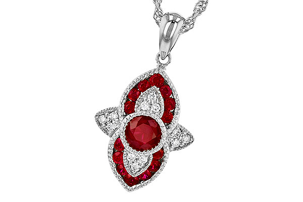 B282-03623: NECK .63 TW RUBY .70 TGW