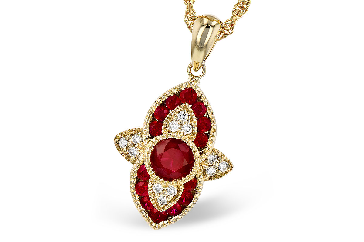 B282-03623: NECK .63 TW RUBY .70 TGW