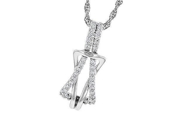 B282-04523: NECKLACE .15 TW