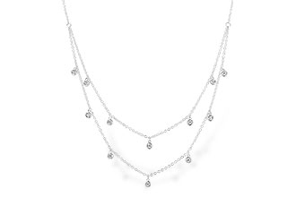 B282-92714: NECKLACE .22 TW (18 INCHES)