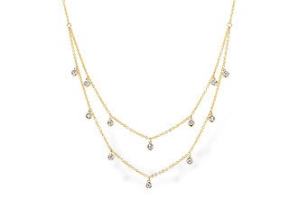 B282-92714: NECKLACE .22 TW (18 INCHES)