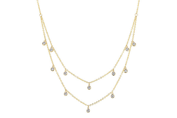 B282-92714: NECKLACE .22 TW (18 INCHES)