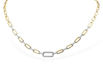 B282-95396: NECKLACE .58 TW