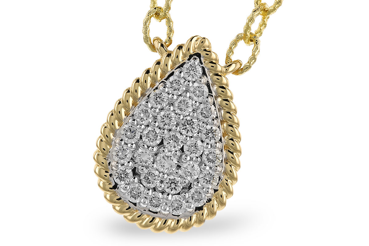 B282-99050: NECKLACE .32 TW (18")