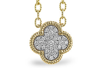 B282-99959: NECKLACE .32 TW (18")