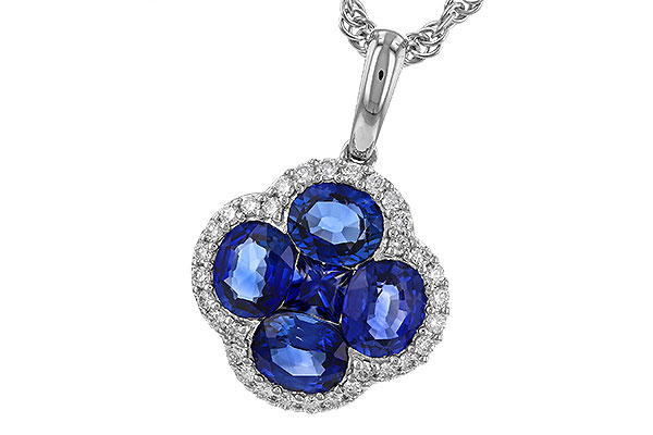 B283-83632: NECKLACE 1.72 SAPPHIRE 1.87 TGW