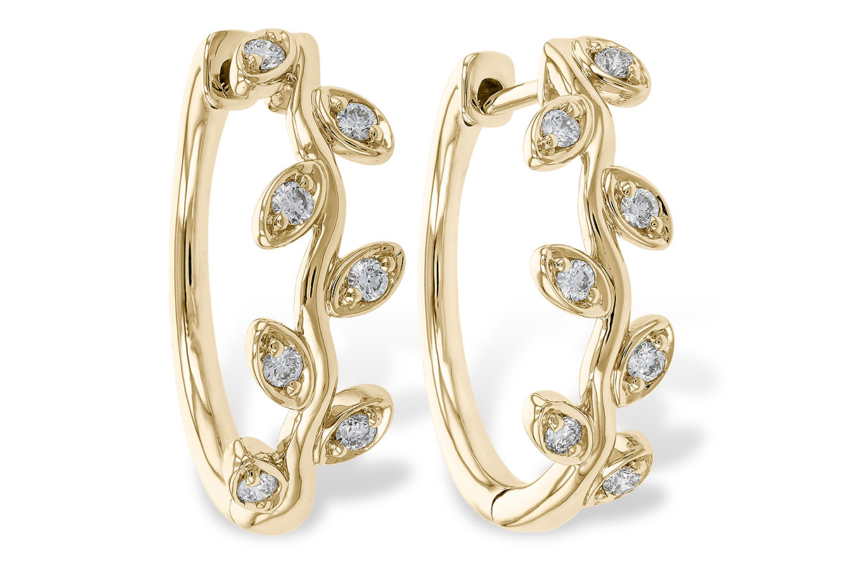 B283-84514: EARRINGS .25 TW