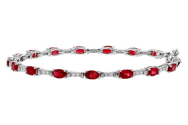 B283-84541: BRACELET 4.65 RUBY 4.97 TGW (7")
