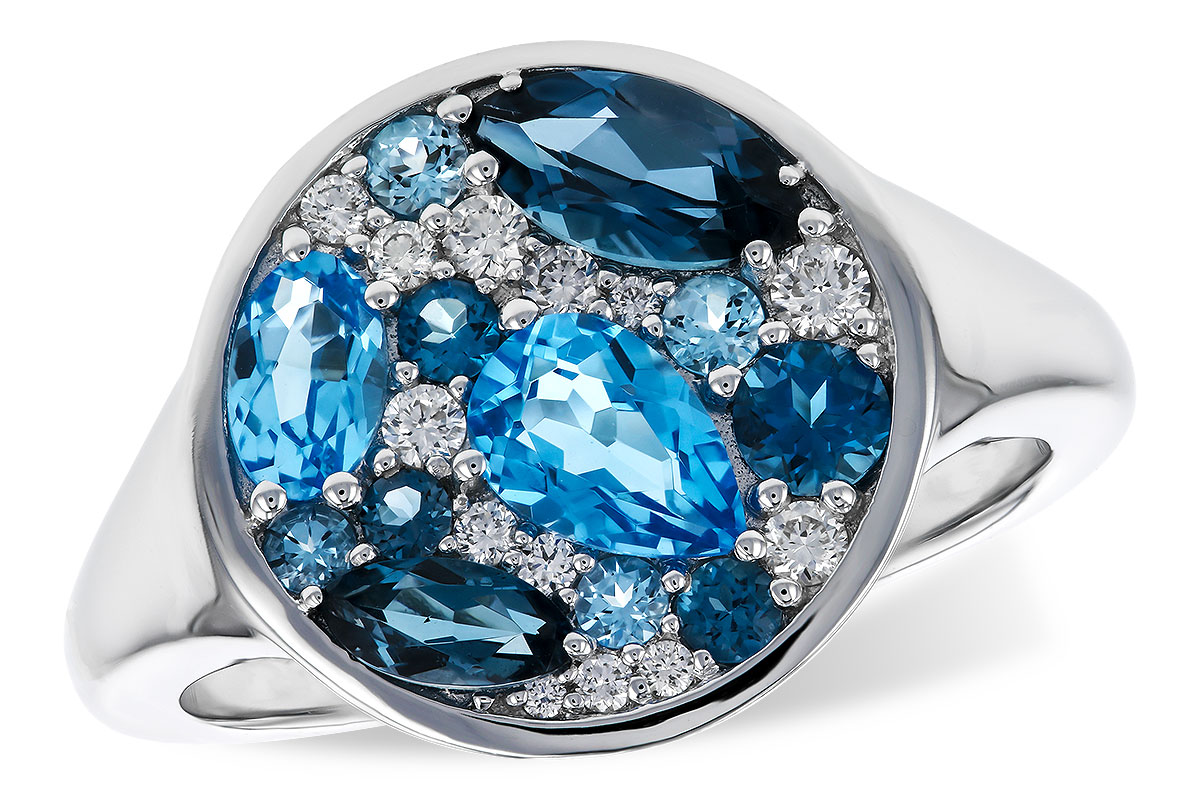 B283-86305: LDS RG 1.80 TW BLUE TOPAZ 1.96 TGW