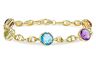 B283-86314: BRACELET 7.09 TW SEMI-PREC (GT,CIT,AMY,G.AMY,BT)