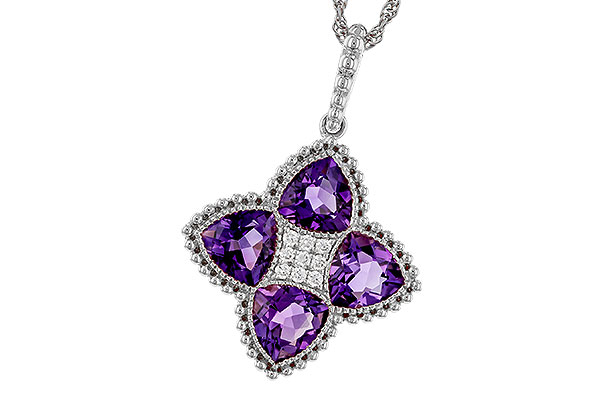 B283-87187: NECKLACE 2.22 AMETHYST 2.28 TGW