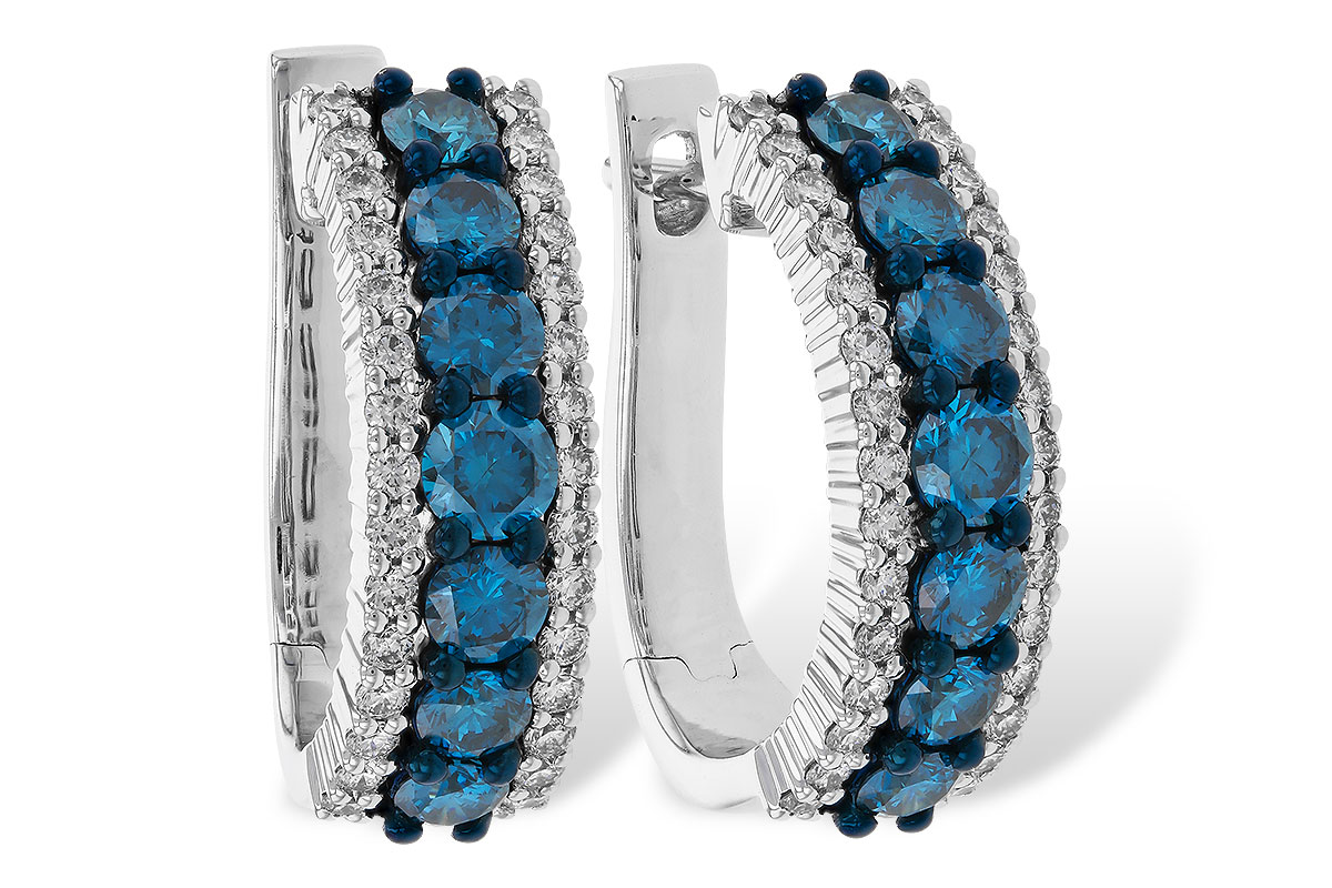 B283-87241: EARR 1.06 BLUE DIAS 1.46 TW