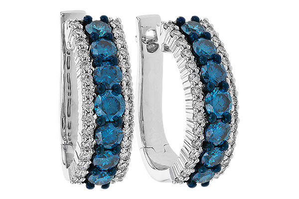 B283-87241: EARR 1.06 BLUE DIAS 1.46 TW