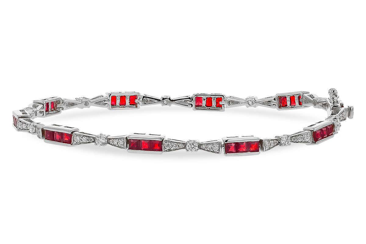 B283-88132: BRACELET 2.05 RUBY 2.70 TGW (7")