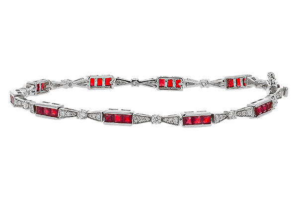 B283-88132: BRACELET 2.05 RUBY 2.70 TGW (7")