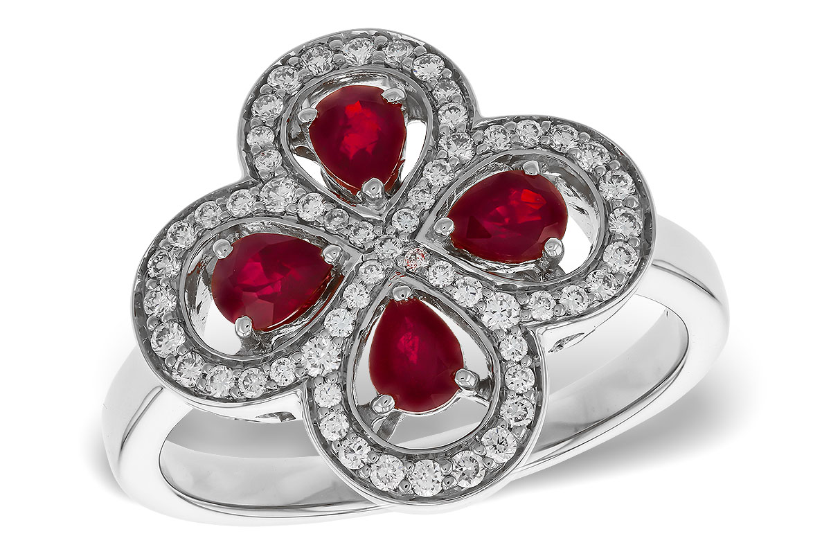 B283-88141: LDS RG .68 TW RUBY .96 TGW