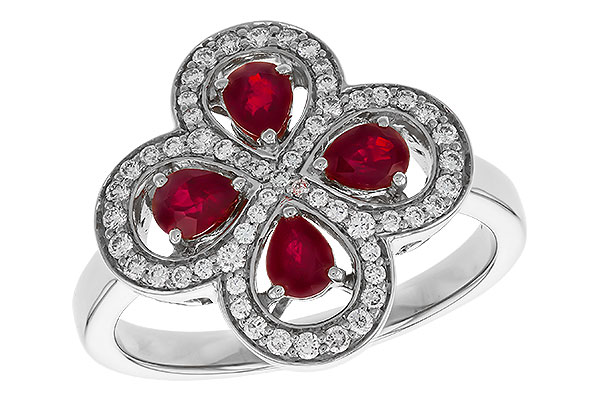 B283-88141: LDS RG .68 TW RUBY .96 TGW