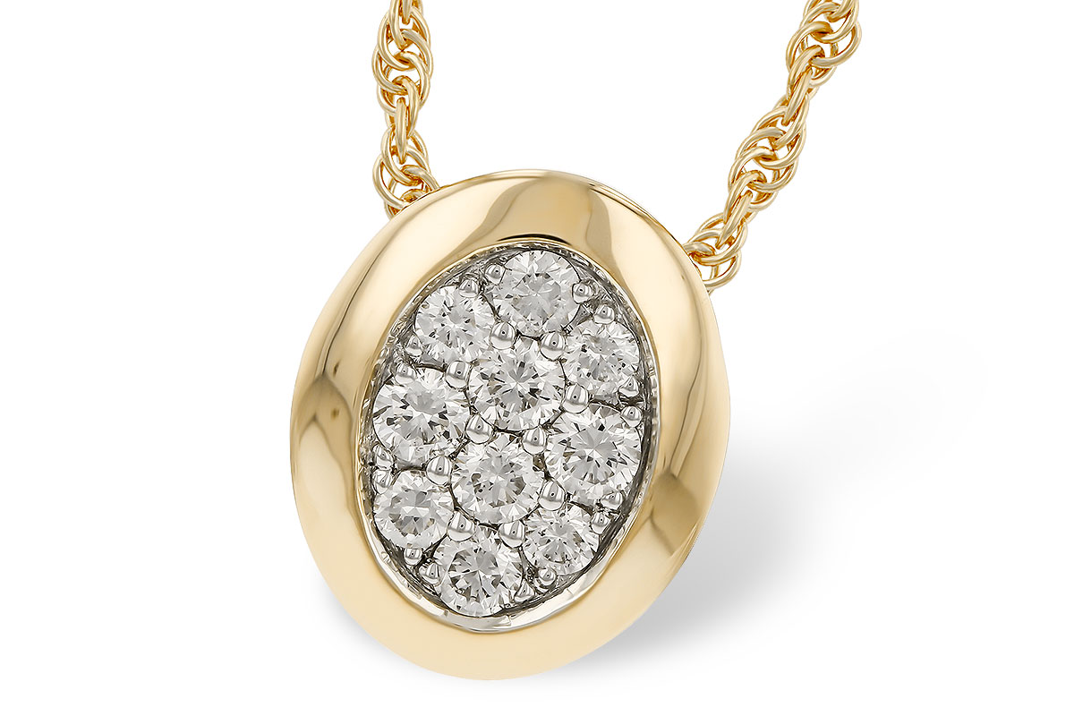 B283-89014: NECKLACE .25 TW