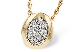 B283-89014: NECKLACE .25 TW