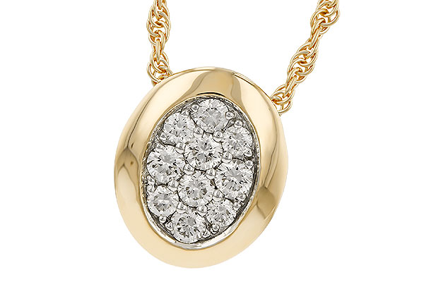 B283-89014: NECKLACE .25 TW