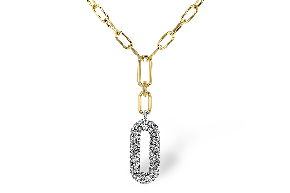 B283-89941: NECKLACE .96 TW (18")