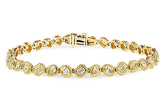 B283-89978: BRACELET 2.15 TW FANCY CUT DIAMONDS