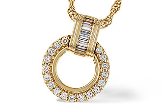 B283-90905: NECKLACE .12 BAG .33 TW