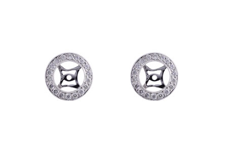 C192-97205: EARRING JACKET .32 TW (FOR 1.50-2.00 CT TW STUDS)