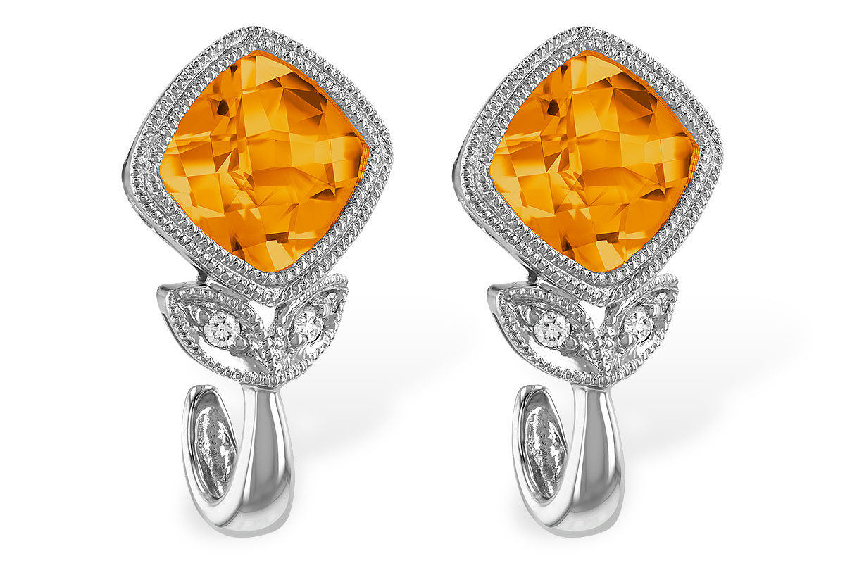 C192-99050: EARR 1.58 CITRINE 1.60 TGW