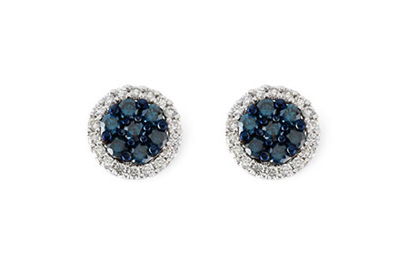 C196-59932: EARR .45 BLUE DIA .70 TW
