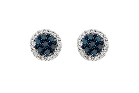 C196-59932: EARR .45 BLUE DIA .70 TW