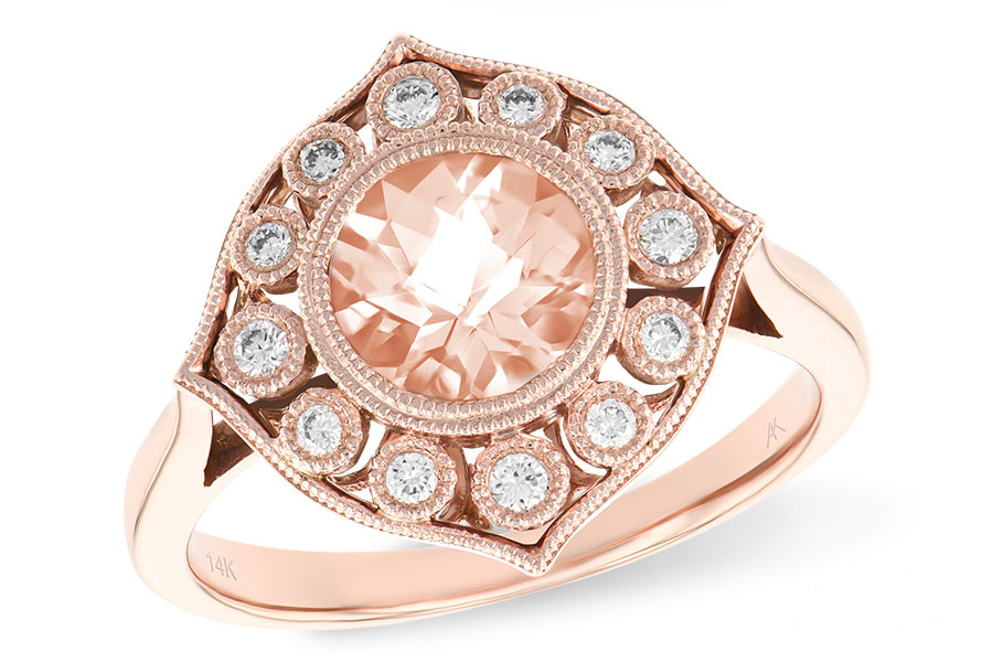 C197-49932: LDS RG .90 MORGANITE 1.05 TW