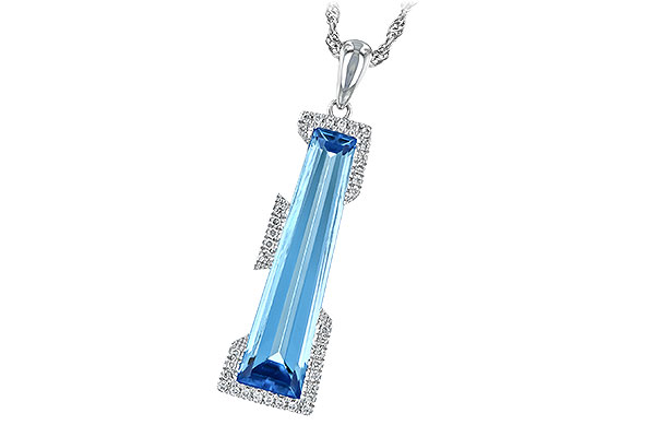 C198-39005: NECK 5.18 BLUE TOPAZ 5.28 TGW