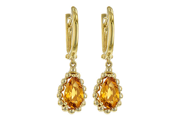 C198-40887: EARR 1.40 CITRINE TW