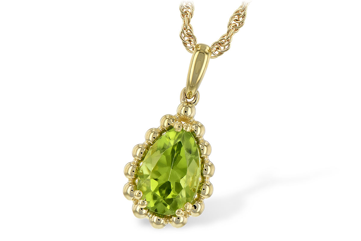 C198-40896: NECKLACE 1.30 CT PERIDOT