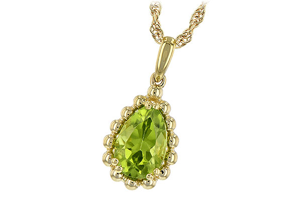 C198-40896: NECKLACE 1.30 CT PERIDOT