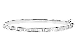 C282-92714: BANGLE 1.02 TW BAGUETTE DIAMONDS