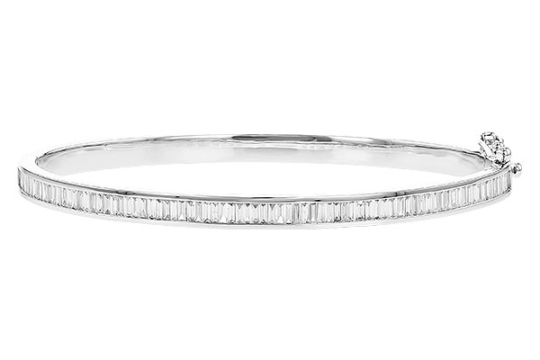 C282-92714: BANGLE 1.02 TW BAGUETTE DIAMONDS