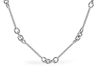 C282-97232: TWIST CHAIN (0.80MM, 14KT, 24IN, LOBSTER CLASP)