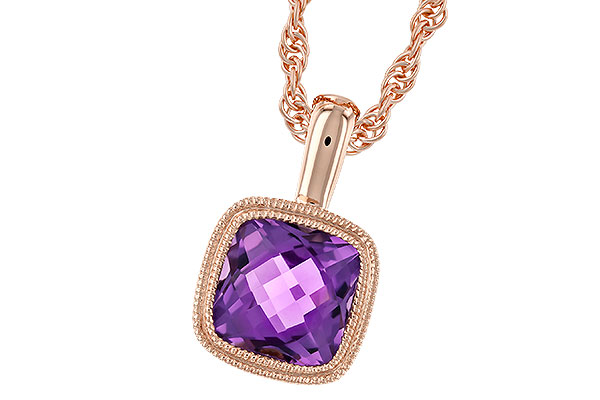 C282-98096: NECKLACE .82 AMETHYST