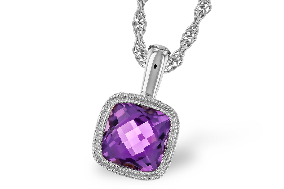 C282-98096: NECKLACE .82 AMETHYST