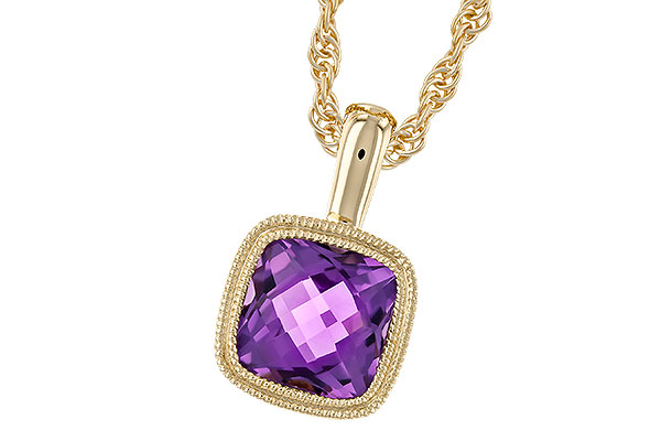 C282-98096: NECKLACE .82 AMETHYST