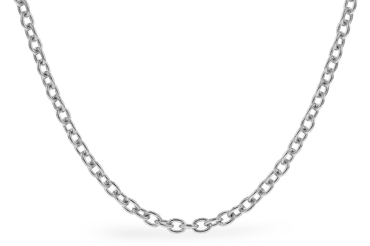 C282-98123: CABLE CHAIN (1.3MM, 14KT, 18IN, LOBSTER CLASP)