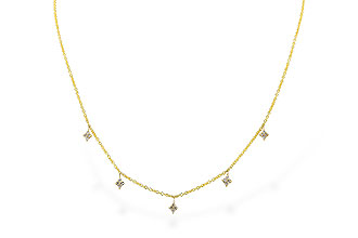 C282-99050: NECKLACE .19 TW (18")