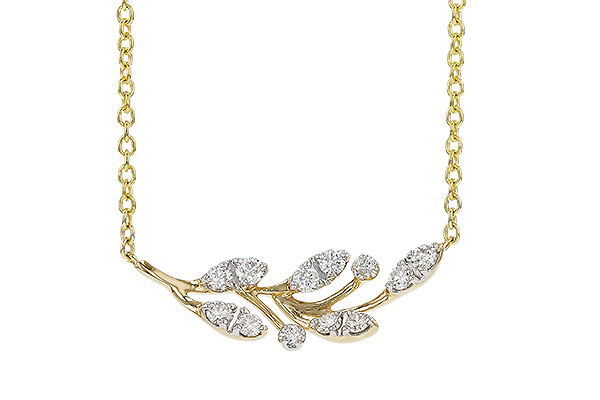 C283-85368: NECKLACE .32 TW