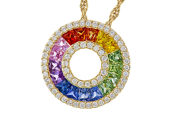 C283-85396: NECK 1.53 MULTI-COLOR SAPP 1.82 TGW