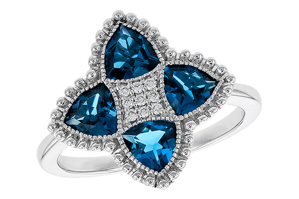 C283-87187: LDS RG 1.62 LONDON BLUE TOPAZ 1.66 TGW